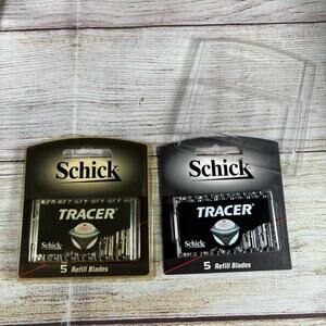 Schick Tracer 2/ 5 Refill Shaver Razor Blades Cartridges Replacement Pack Lot